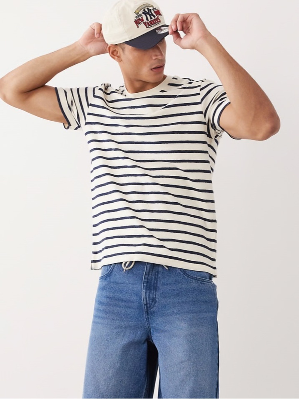Threadbare. Striped Short Sleeve Tee Shirt Men’s Large